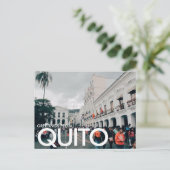 Grüße aus Quito, Ecuador Postkarte (Stehend Vorderseite)
