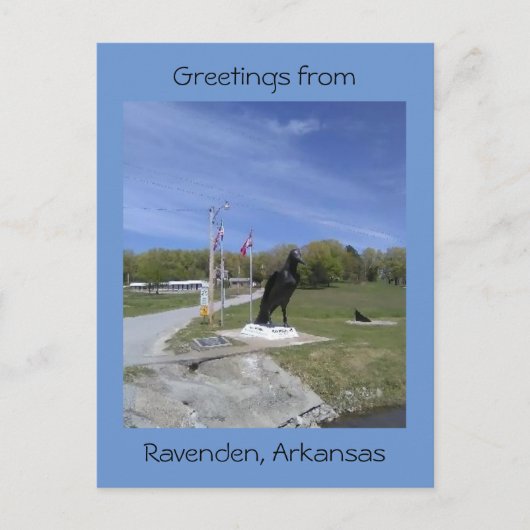 Grüße aus Ravenden, Arkansas Postkarte (Vorderseite)