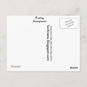 Grüße aus Reading Postkarte (Rückseite)