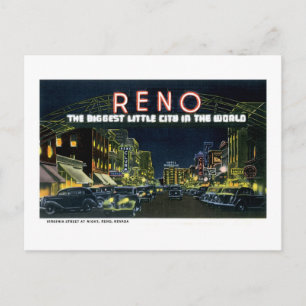 Grüße aus Reno, Nevada! Postkarte