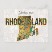 Grüße aus Rhode Island Postkarte (Vorderseite)