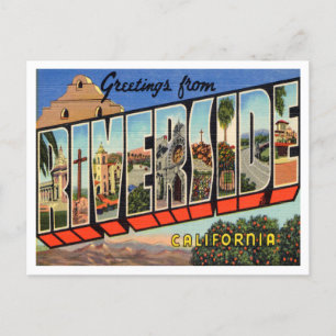 Grüße aus Riverside, California Reise Postkarte