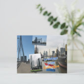 Grüße aus Rotterdam Postkarte (Stehend Vorderseite)