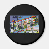 Grüße aus Sacramento Magnet (Vorne)