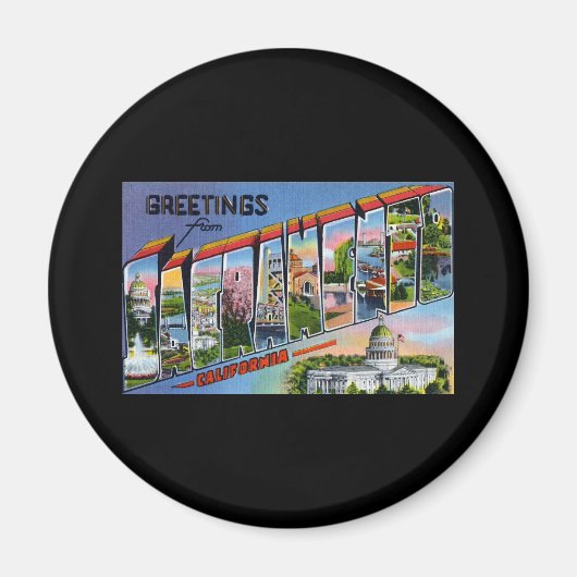 Grüße aus Sacramento Magnet (Vorne)