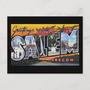 Grüße aus Salem Oregon Postkarte