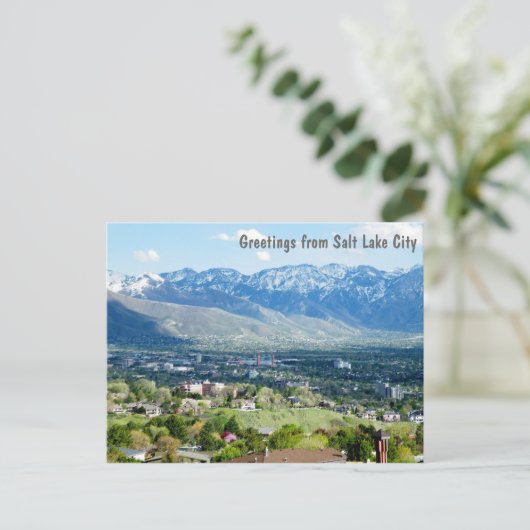 Grüße aus Salt Lake City Postkarte (Stehend Vorderseite)