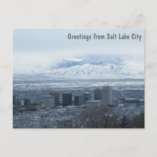 Grüße aus Salt Lake City Postkarte (Vorderseite)