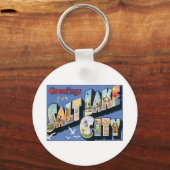 Grüße aus Salt Lake City Utah Schlüsselanhänger (Vorderseite)