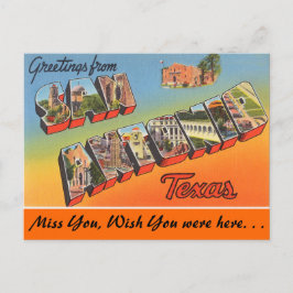Grüße aus San Antonio Postkarte