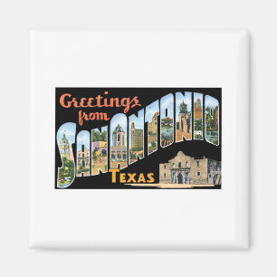 Grüße aus San Antonio Texas Magnet