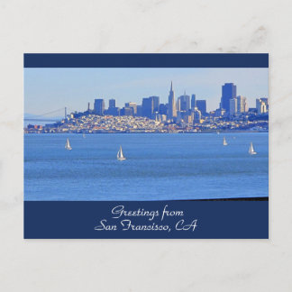 Grüße aus San Francisco, CA Postkarte