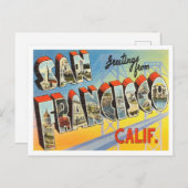 Grüße aus San Francisco, Kalifornien Postkarte (Vorne/Hinten)