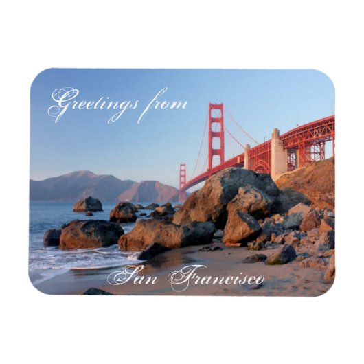 Grüße aus San Francisco Magnet (Horizontal)