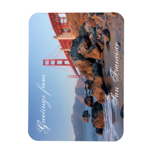 Grüße aus San Francisco Magnet (Vertikal)