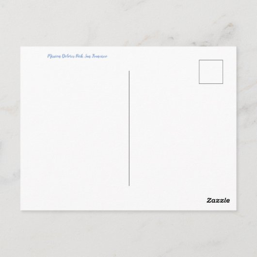 Grüße aus San Francisco Postcard Postkarte (Rückseite)