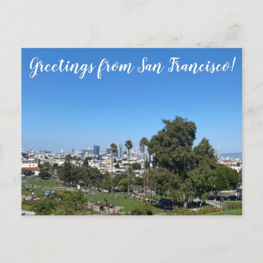 Grüße aus San Francisco Postcard Postkarte (Vorderseite)