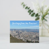 Grüße aus San Francisco! Postkarte (Stehend Vorderseite)