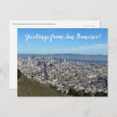 Grüße aus San Francisco! Postkarte (Vorne/Hinten)