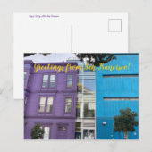 Grüße aus San Francisco! Postkarte (Vorne/Hinten)