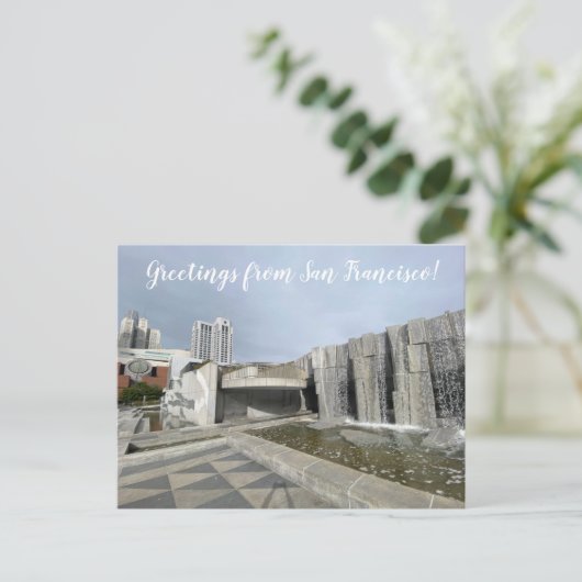 Grüße aus San Francisco! Postkarte (Stehend Vorderseite)