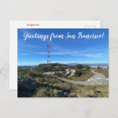 Grüße aus San Francisco! Postkarte (Vorne/Hinten)