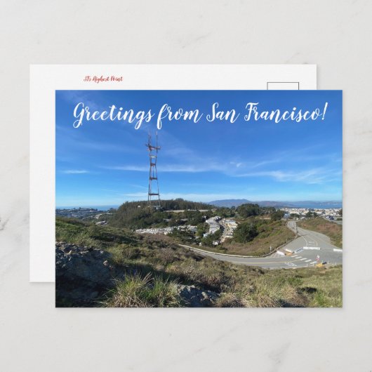 Grüße aus San Francisco! Postkarte (Vorne/Hinten)