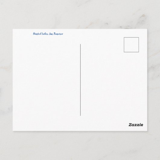 Grüße aus San Francisco! Postkarte (Rückseite)