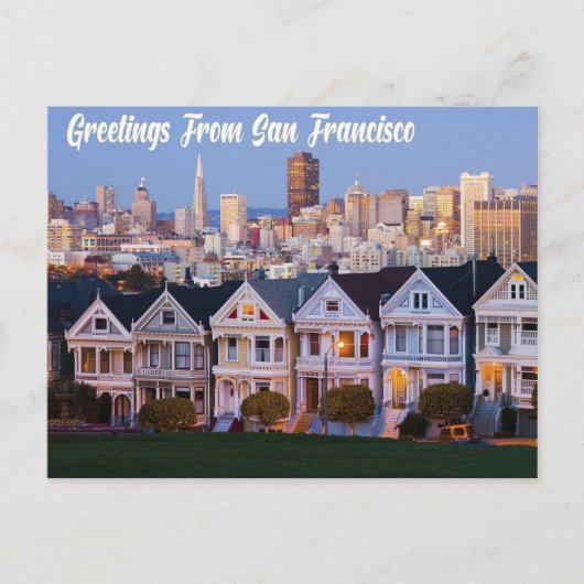 Grüße aus San Francisco Postkarte (Vorderseite)