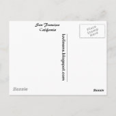 Grüße aus San Francisco Postkarte (Rückseite)