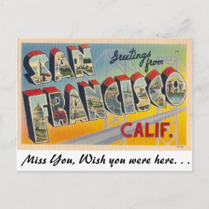 Grüße aus San Francisco Postkarte