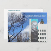 Grüße aus San Jose! Postkarte (Vorne/Hinten)