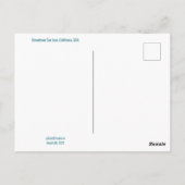 Grüße aus San Jose! Postkarte (Rückseite)