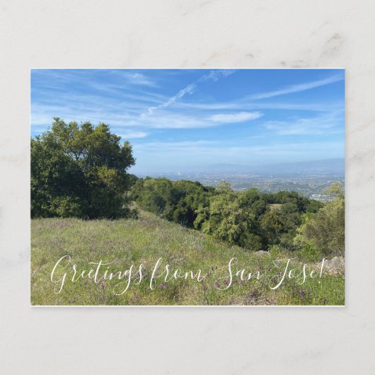 Grüße aus San Jose! Postkarte (Vorderseite)