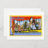 Grüße aus Santa Cruz California Postkarte (Vorne/Hinten)