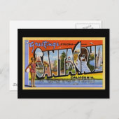 Grüße aus Santa Cruz California Postkarte (Vorne/Hinten)