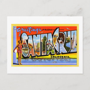 Grüße aus Santa Cruz, Kalifornien Postkarte