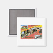 Grüße aus Santa Fe New Mexico Magnet (Vorderseite/Rückseite)