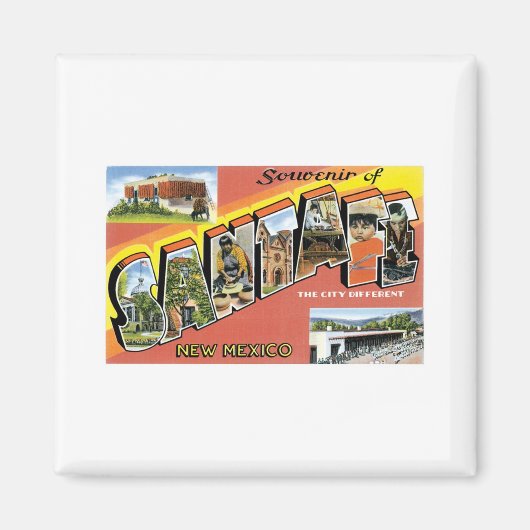 Grüße aus Santa Fe New Mexico Magnet (Vorne)