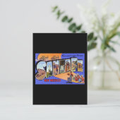 Grüße aus Santa Fe New Mexico Postkarte (Stehend Vorderseite)