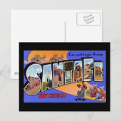 Grüße aus Santa Fe New Mexico Postkarte (Vorne/Hinten)