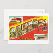 Grüße aus Santa Fe, New Mexico, Vintag Postkarte (Vorne/Hinten)