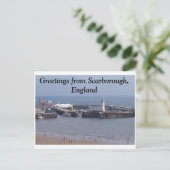 Grüße aus Scarborough, England Postkarte (Stehend Vorderseite)
