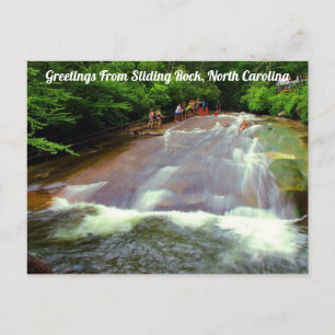Grüße aus Schiebefelsteinen, North Carolina Postkarte