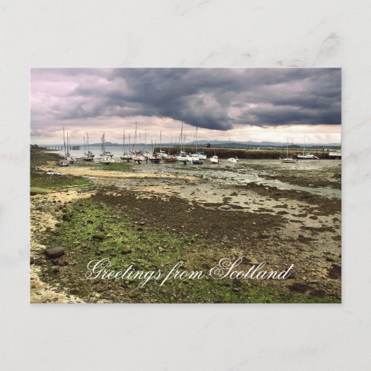 Grüße aus Schottland, Aberdour Postkarte (Vorderseite)