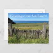 Grüße aus Sea Ranch Postkarte (Vorne/Hinten)