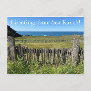 Grüße aus Sea Ranch Postkarte