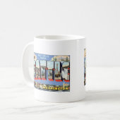 Grüße aus Seattle, WA Kaffeetasse (Vorderseite Links)