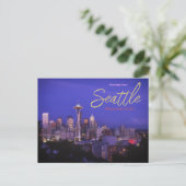 Grüße aus Seattle Washington Postcard Postkarte (Stehend Vorderseite)