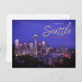 Grüße aus Seattle Washington Postcard Postkarte (Vorne/Hinten)